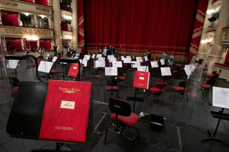 To ensure social distancing, musicians will take over the ground-floor seating area, with the audience confined to the balconiesÂ 