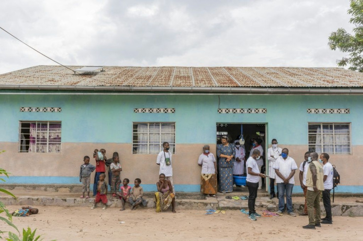 The hospital at Tudikolela is supported by the charity Action Against Hunger