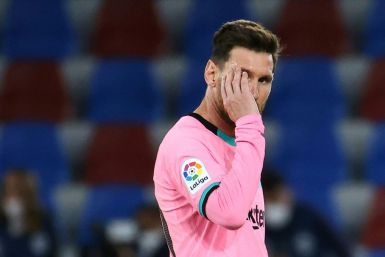 Lionel Messi could not prevent Barcelona drawing away at Levante on Tuesday.