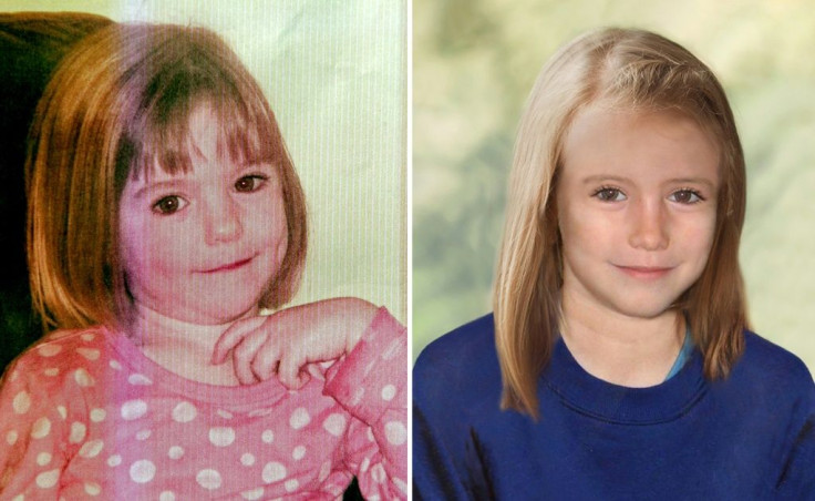 Madeleine McCann is pictured at the age of three (left) and a computer generated image shows what she could have looked like at age nine
