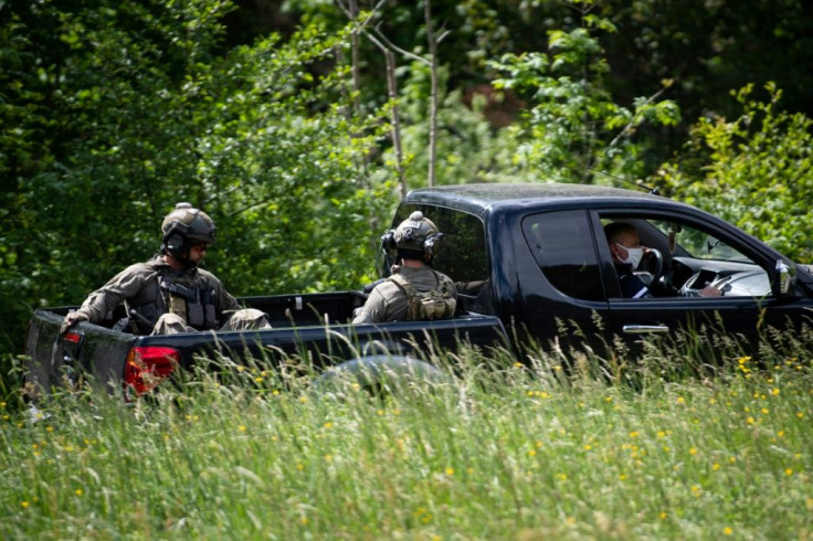 Around 300 police officers joined the search for the 29-year-old suspect in the remote Cevennes region