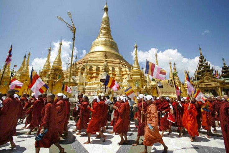 Monks led huge demonstrations against an earlier military junta
