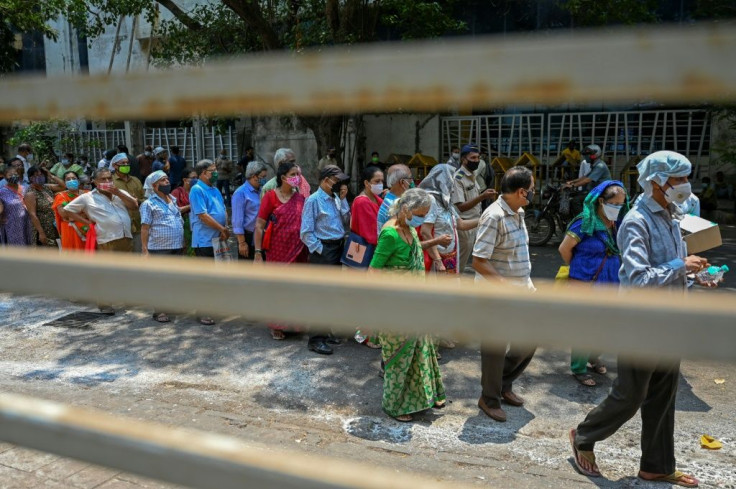 So far, only three percent of India's 1.3 billion people have received both vaccine doses