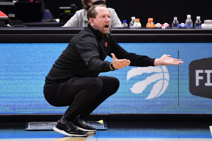 Head coach Nick Nurse of the Toronto Raptors