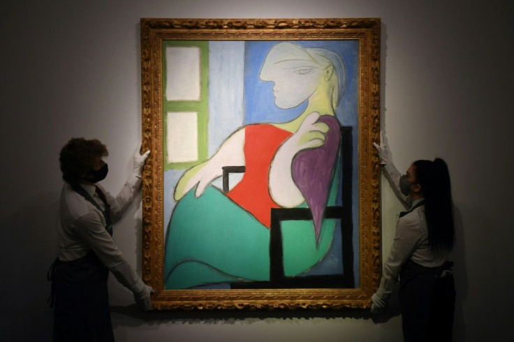 The painting 'Femme assise près d'une fenêtre (Marie-Thérèse)' is the fifth one by Pablo Picasso to sell for more than $100 million