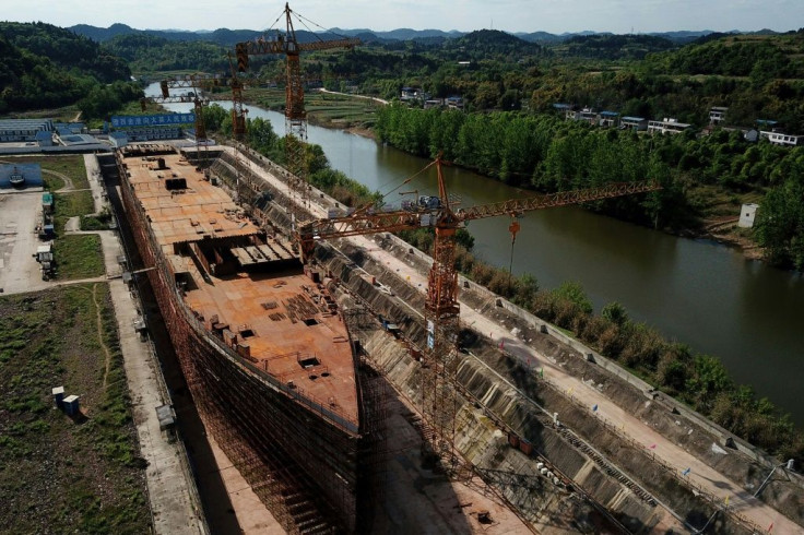 The Titanic is being revived at a Chinese theme park where tourists can soon splash out for a night on a fullscale replica