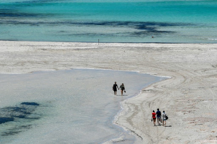 Greek Tourist Minister Harry Tehoharis launched the tourism season, declaring that "dark clouds of fear and insecurity" have lifted