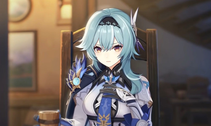 Eula sharing a drink at the Angel's Share in Genshin Impact