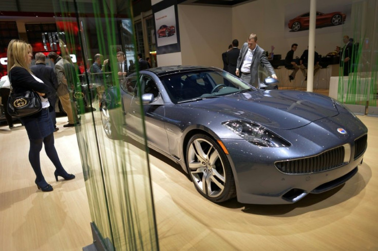 A Fisker Karma luxury electric car. The vehicles produced with Foxconn will however be aiming at the more affordable mass market