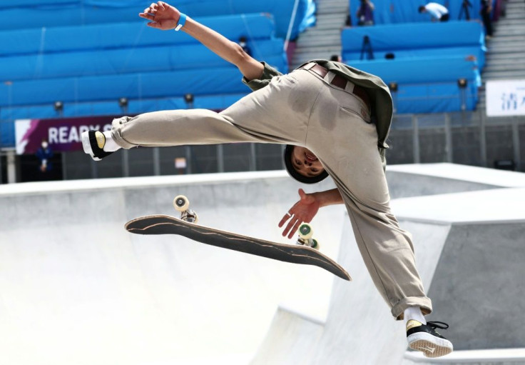 Several Olympic test events are taking place in Tokyo, including skateboarding