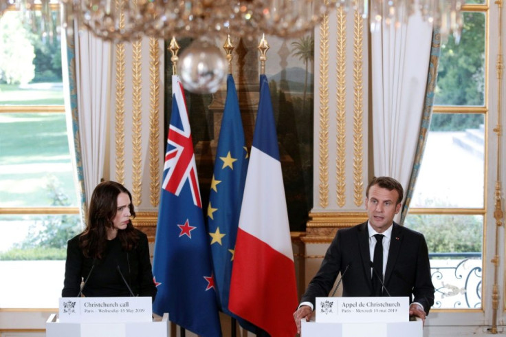 Ardern and Macron launched the Christchurch Call in May 2019
