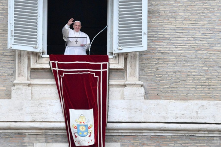 Francis also denounced violence in the Middle East in his address to the crowd in Saint Peter's Square