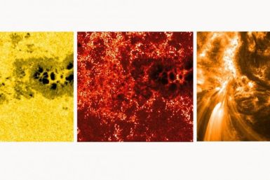 Fountains of super-hot gas blasting high above the Sun's surface 