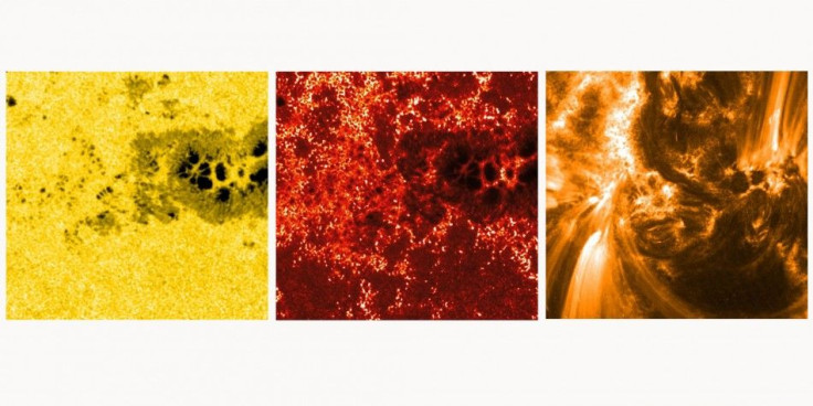 Fountains of super-hot gas blasting high above the Sun's surface 