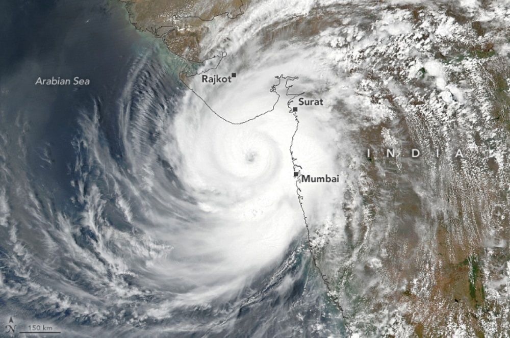 LOOK: Satellite Image Shows Massive Cyclone Tauktae Approach COVID ...