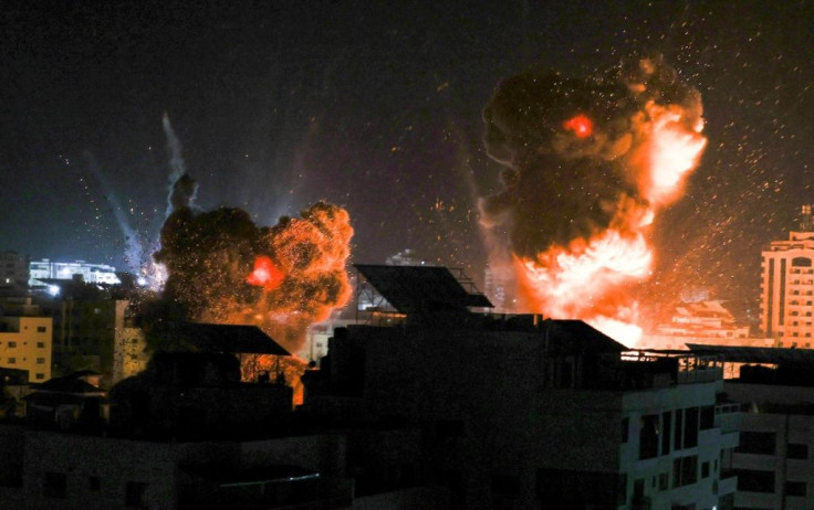 Israel continued its barrage of Gaza overnight, setting the sky ablaze