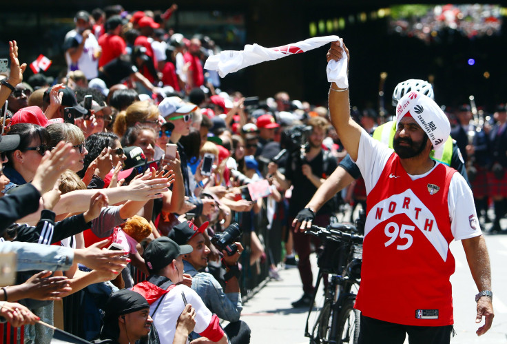 Toronto Raptors Superfan Nav Bhatia