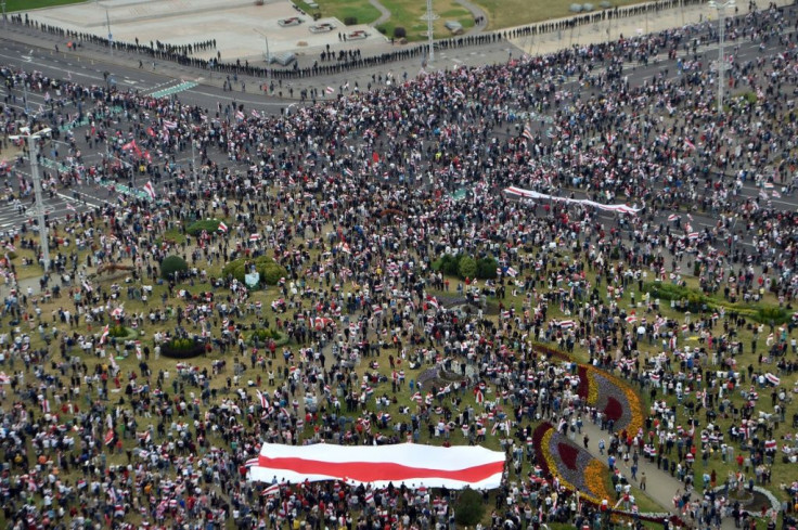 Mass protests were held in August against Lukashenko's after an election the opposition and Western diplomats said was rigged