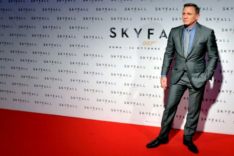 British actor Daniel Craig poses during the photocall for the James Bond film "Skyfall" on October 26, 2012 in Rome
