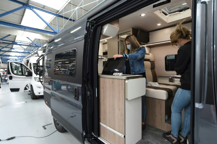 Sales of motorhomes have soared across the world in the past year