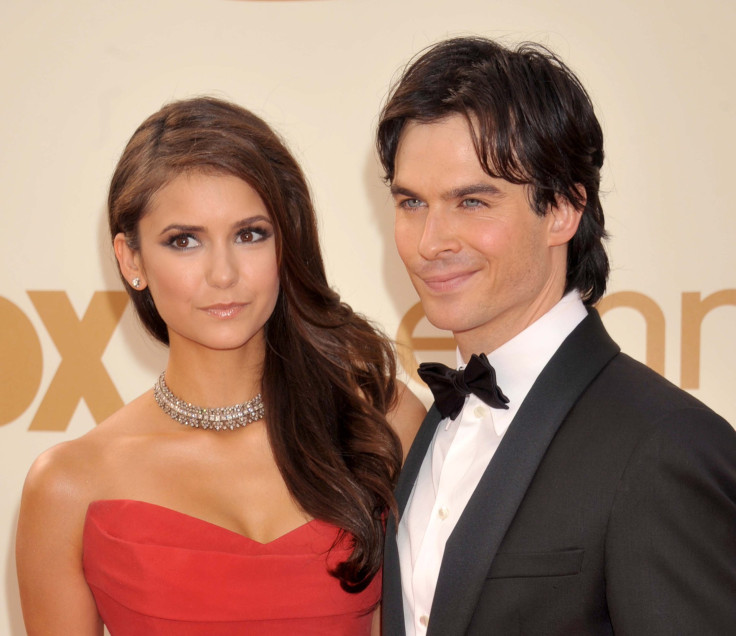 Nina Dobrev and Ian Somerhalder