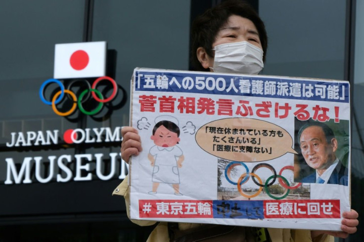 There is rising opposition in Japan to hosting the Olympics