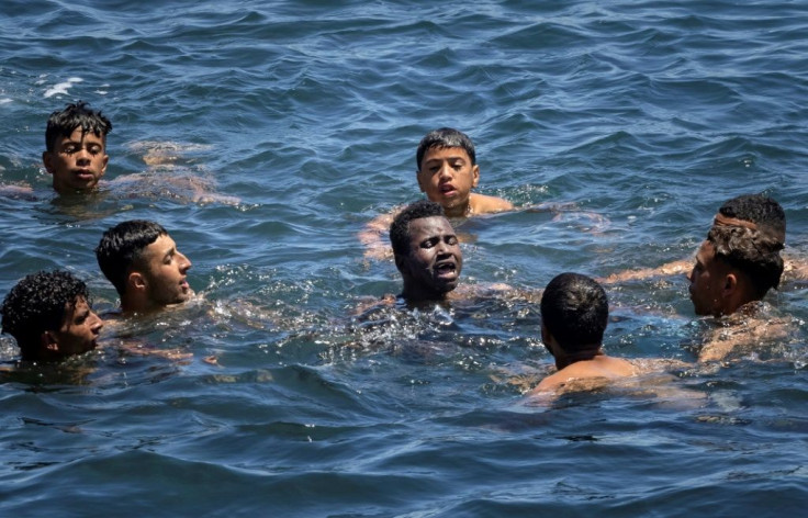 Some residents of Ceuta are angered by the presence of the migrants, warning that the situation could get nasty