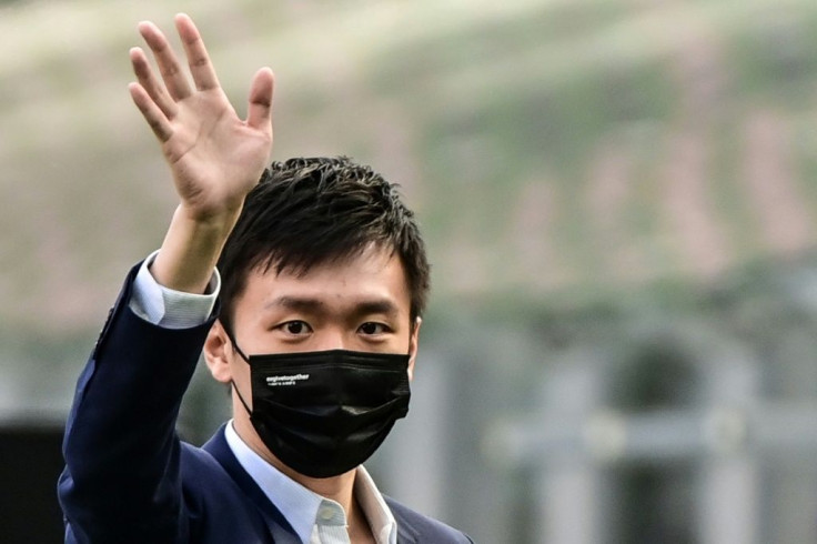 Inter Milan's president Steven Zhang