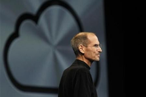 Apple Inc CEO Steve Jobs takes the stage to discuss the iCloud service at the Apple Worldwide Developers Conference in San Francisco June 6, 2011.