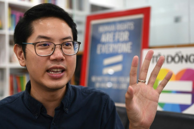 Luong The Huy, 32, is the first openly gay candidate running for Vietnam's National Assembly and one of just nine independents