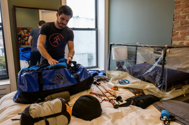 Francisco Martin prepares for his expedition to climb Lhotse, a Himalayan summit