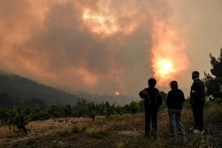 The fire service said the better conditions on Friday means they are hopeful the blaze can be contained