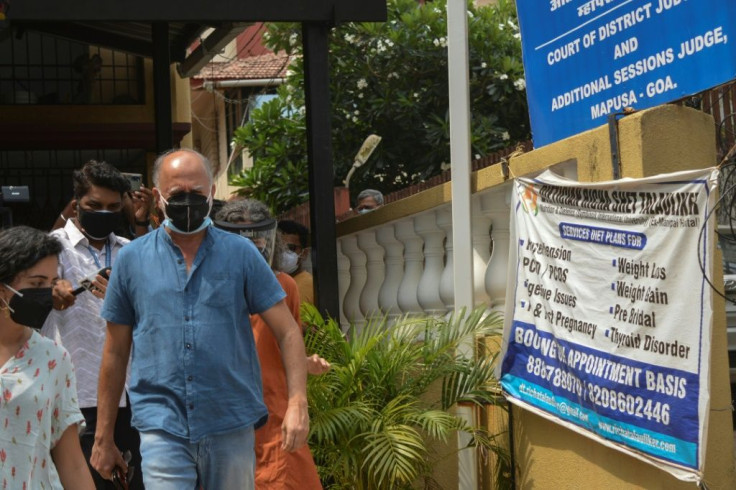 Former magazine editor Tarun Tejpal (R) was acquitted of charges of raping a female colleague seven years ago