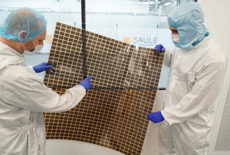 Photovoltaic panels coated with perovskite film are light, flexible and can easily be fixed to almost any surface to produce electricity even inside buildings.