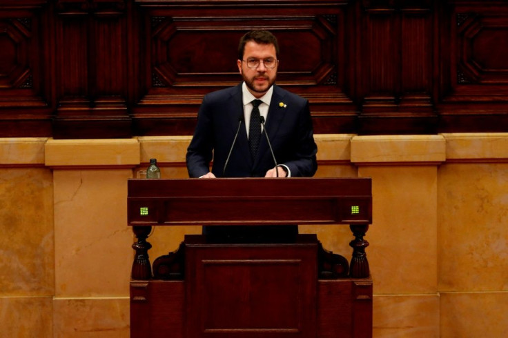 Pere Aragones has asked Madrid to organise an independence referendum