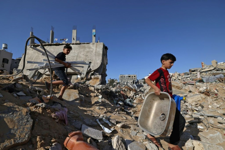 Beit Hanun has been heavily damaged by 11 days of Israeli air strikes