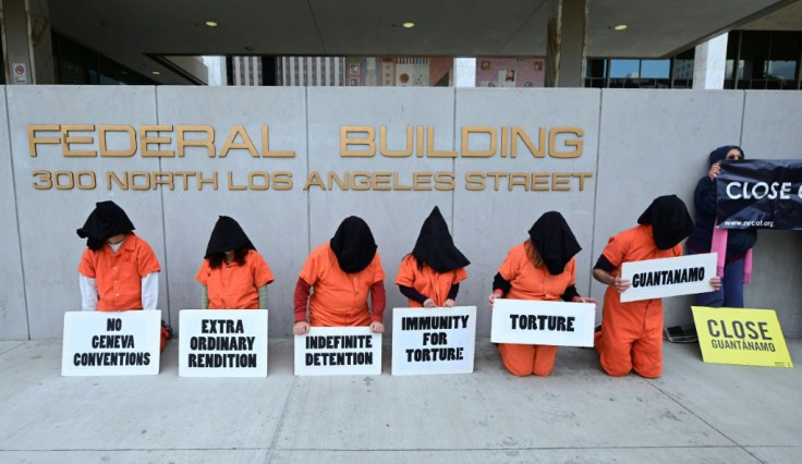 A 2019 protest in Los Angeles against the Guantanamo prison