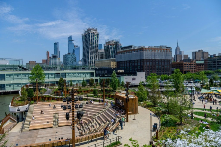 The park's opening comes after the lifting of most of New York's coronavirus restrictions