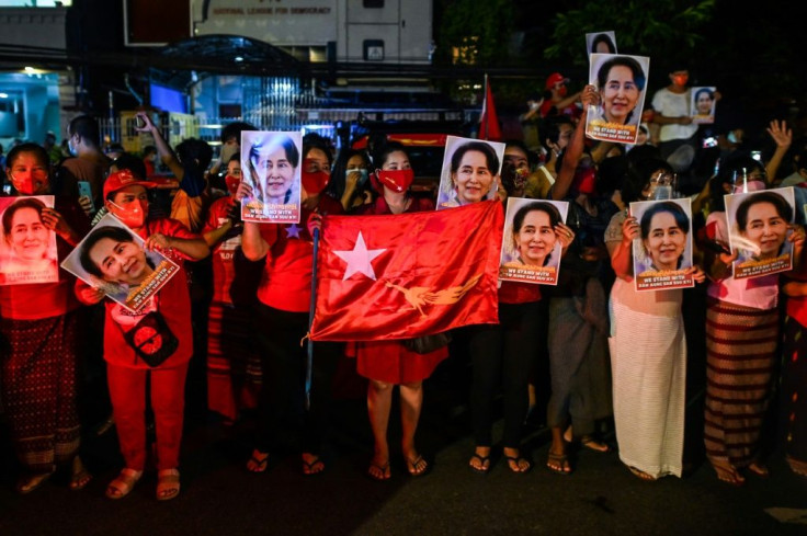 Myanmar's junta has threatened to dissolve the political party of ousted civilian leader Aung San Suu Kyi over alleged voter fraud