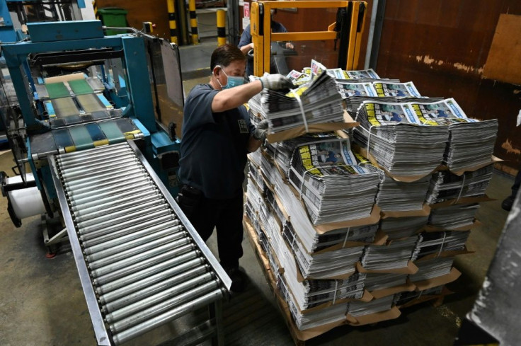 Although it remains Hong Kong's most popular media group, like most printed press Apple Daily's circulation has cratered, from around 400,000 at its peak in the 1990s to just 80,000 now