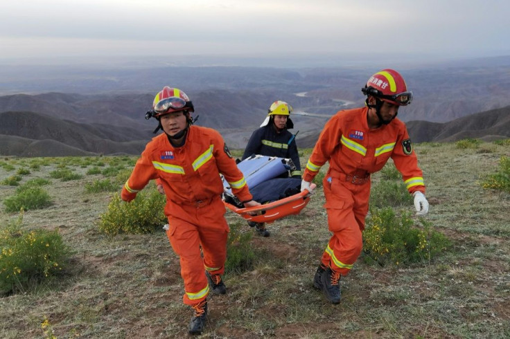 Rescuers were dispatched after extreme weather struck a high-altitude section of the 100-kilometre (62-mile) race held in the scenic Yellow River Stone Forest in Gansu province