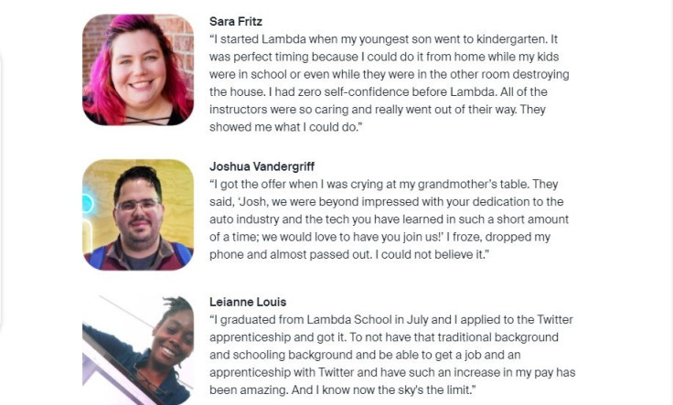 Lambda School student success stories