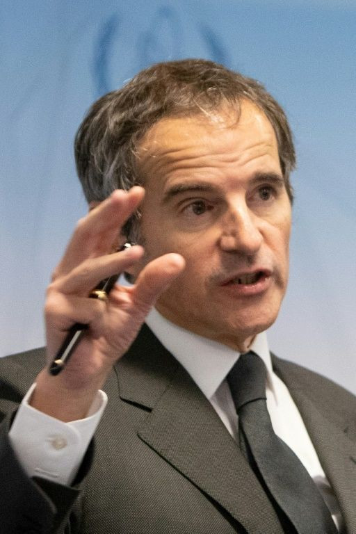 IAEA chief Rafael Grossi said the situation was "not ideal"
