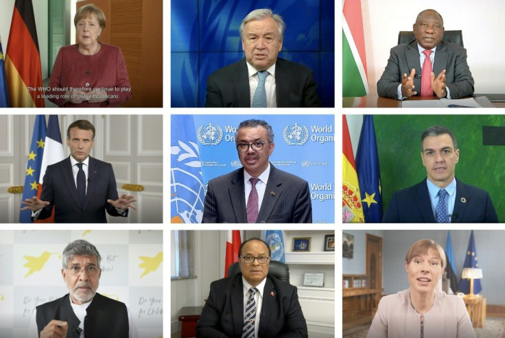 World leaders and WHO officials address the UN agency's main annual gathering, where they are debating reform and Covid