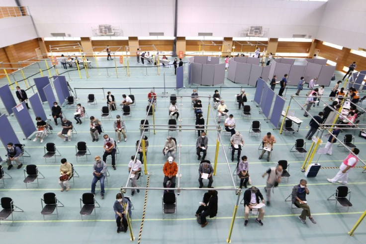 Japan has now opened its first mass vaccination centres -- with the Tokyo Olympics fast approaching