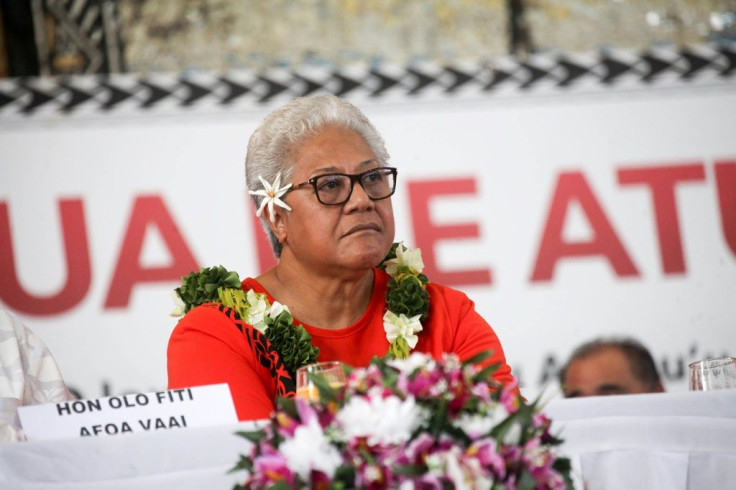 Samoa's Prime Minister-elect Fiame Naomi Mata'afa has accused her predecessor, who has refused to cede power, of playing 'electoral games'