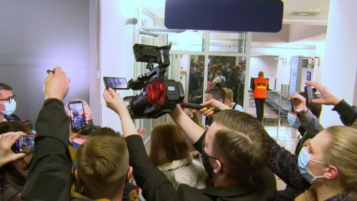 Belarus grounds international flight to arrest opposition activist