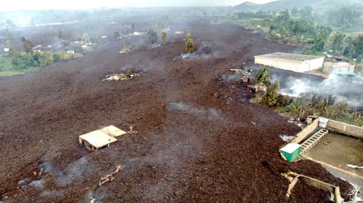Lava engulfed Bushara, a village on the outskirts of Goma