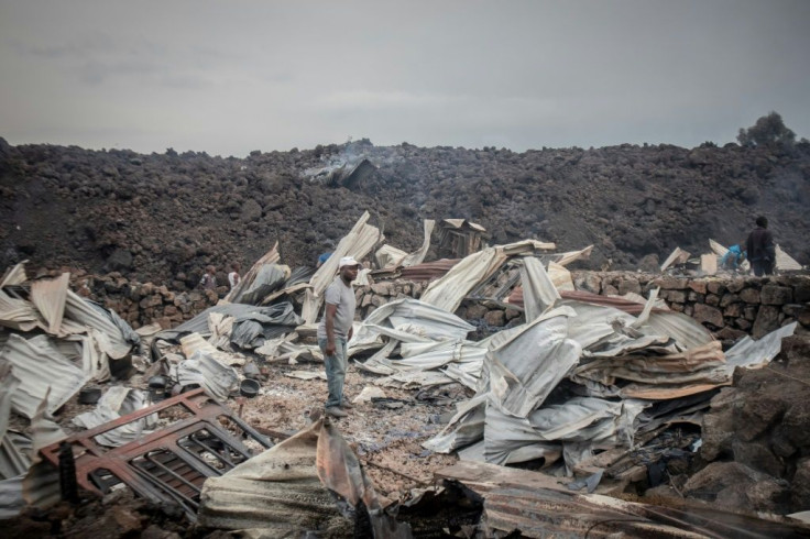Humanitarian groups estimate that between 900 and 2,500 homes have been destroyed by the volcano's eruption