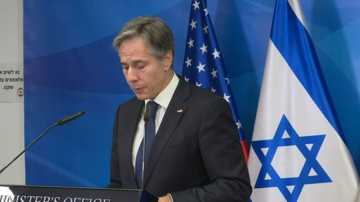 SOUNDBITEUS Secretary of State Anthony Blinken says the US would ensure international aid towards rebuilding Gaza, ravaged after an 11-day war with Israel, would not "benefit" its Hamas rulers.